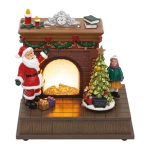 Svetleća LED diorama kamin Home