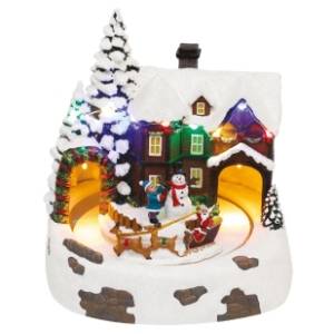 Svetleća LED diorama snežna koliba Home