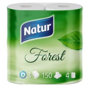 Toalet papir NATUR forest 3sloja 4kom