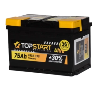 TOP START akumulator 12V 75Ah 680A desno+