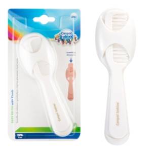 CANPOL BABIES set češalj i četka 56/160 beli