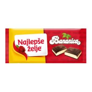 Čokolada NAJLEPŠE ŽELJE Bananica 184g
