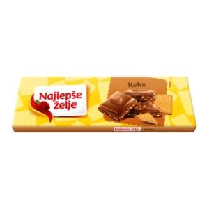 Čokolada ŠTARK Najlepše želje Keks 250g
