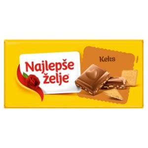 Čokolada ŠTARK Najlepše želje keks 85g