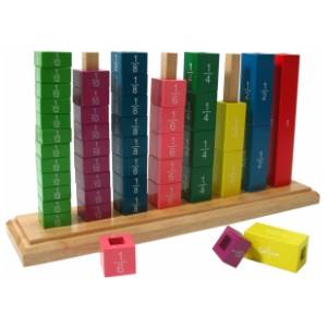 Drveni kvadrati za slaganje MONTESSORI
