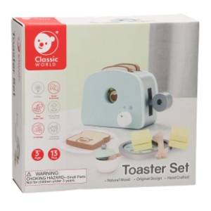 Drveni toster set CLASSIC WORLD