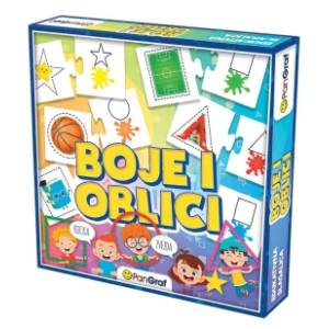 Edukativna igra Boje i oblici PANGRAF