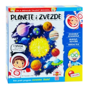 Edukativni set Mali genije planete i zvezde LISCIANI
