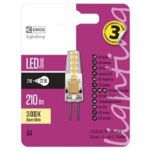 EMOS LED sijalica G4 2W Classic Jc A++ WW ZQ8620
