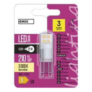 EMOS LED sijalica G9 1,9W Classic JC WW ZQ9526