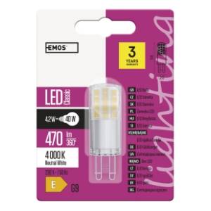 EMOS LED sijalica G9 4,2W Classic ZQ9542