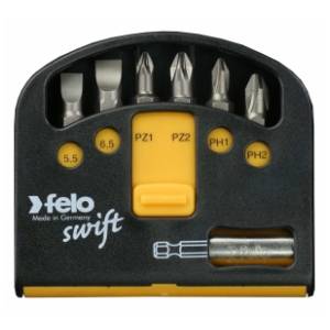 FELO set sa držačem i bitovima Industrial Swift SL/PH/PZ 02060116