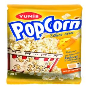 Kokice YUMIS za mikrotalasnu sa sirom 100g