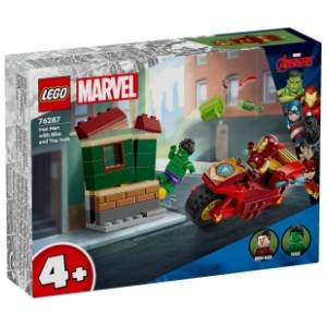 LEGO Marvel Super Heroes Ajronmen na motoru i Hulk 76287