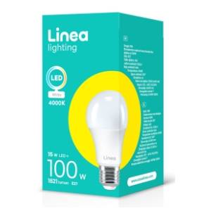 LINEA LED sijalica E27 15W (100W) A60 6500K