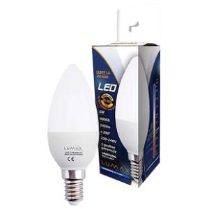 LUMAX LED sijalica E14 6W 4000K