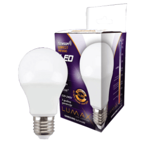 LUMAX LED sijalica E27 9W Sensor 6500K