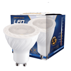 LUMAX LED sijalica GU10 6W 3000K