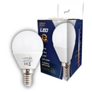 LUMAX LED sijalica P45 6W 6500K