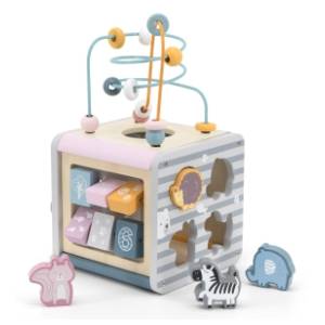 Montessori aktiviti kocka 5u1 VIGA