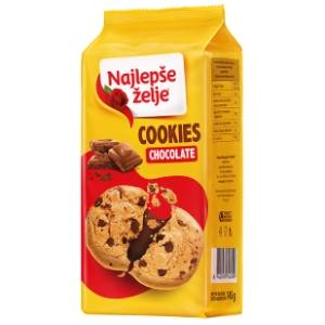 NAJLEPŠE ŽELJE Cookies čokolada 145g Štark