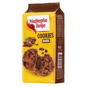 NAJLEPŠE ŽELJE Cookies dark chocolate 145g