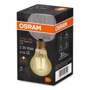 OSRAM LED dekorativna retro sijalica E27 4W