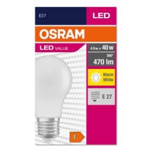 OSRAM LED sijalica E27 4,9W (40W) 2700K