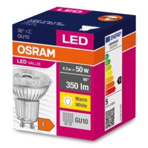 OSRAM LED sijalica GU10 4,3W 4000K
