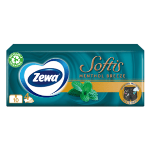 Papirne maramice ZEWA softis menthol 4sloja 10kom