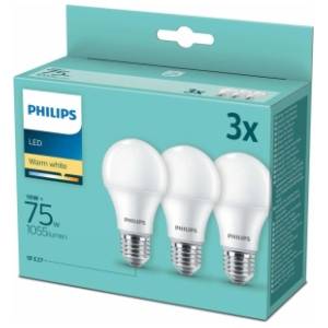 PHILIPS LED sijalica E27 10W (75W) A60 PS728 3kom