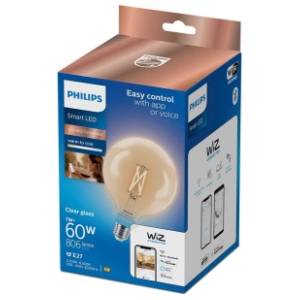 PHILIPS LED smart sijalica E27 60W G125 CL 1PF/6 WFB