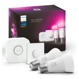 PHILIPS LED set smart sijalica E27 9W A60 HUE 2kom i prekidač