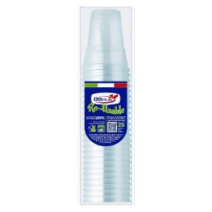Plastične čaše DOPLA 250ml 25kom providne