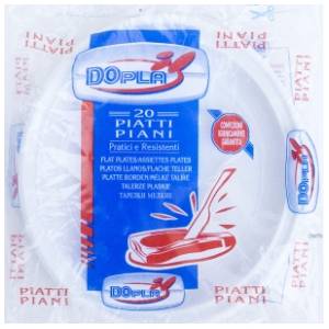 Plastični tanjiri Italy DOPLA 20kom