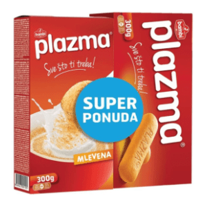 PLAZMA keks 300g + PLAZMA mlevena 300g XXL