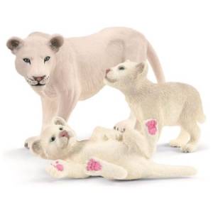 Porodica belih lavova SCHLEICH