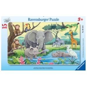 Puzzle Bebe životinje u Africi RAVENSBURGER