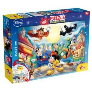 Puzzle Mickey detektiv 2u1 složi i oboji LISCIANI