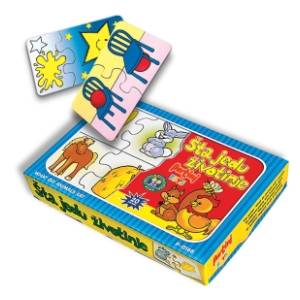 Puzzle Šta jedu životnje PERTINI