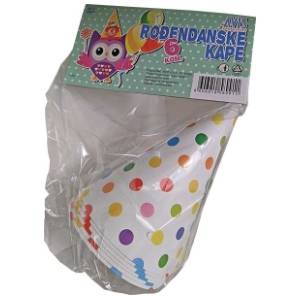 Rođendanske kape AVIS 6kom