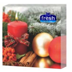 Salvete FRESH Novogodišnje sveće 3sloja 20kom