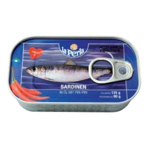 Sardina LA PERLA sa paprikom 125g