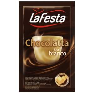 Topla čokolada LA FESTA bela 25g