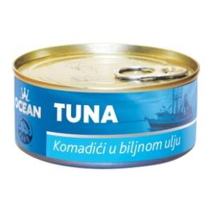 Tunjevina OCEAN komadići 160g