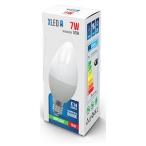 XLED LED sijalica sveća E14 7W 6500K HB