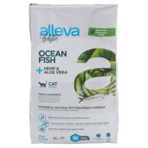ALLEVA Holistic hrana za mačke okeanska riba i aloe vera 1,5kg