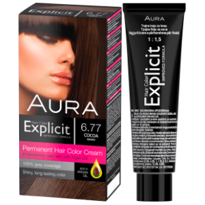 AURA Explicit farba za kosu 6.77 kakao