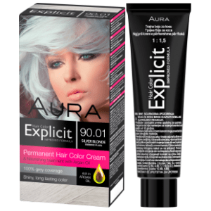 AURA Explicit farba za kosu 90.01 srebrno plava