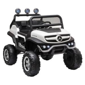 Automobil na akumulator Mercedes Benz Unimog (12V) BBO beli